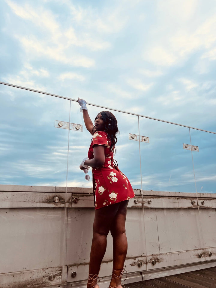 Tulip Sangria Wrap Dress - One Wear Freedom 