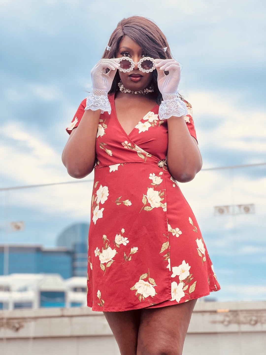 Tulip Sangria Wrap Dress - One Wear Freedom #product_tags#
