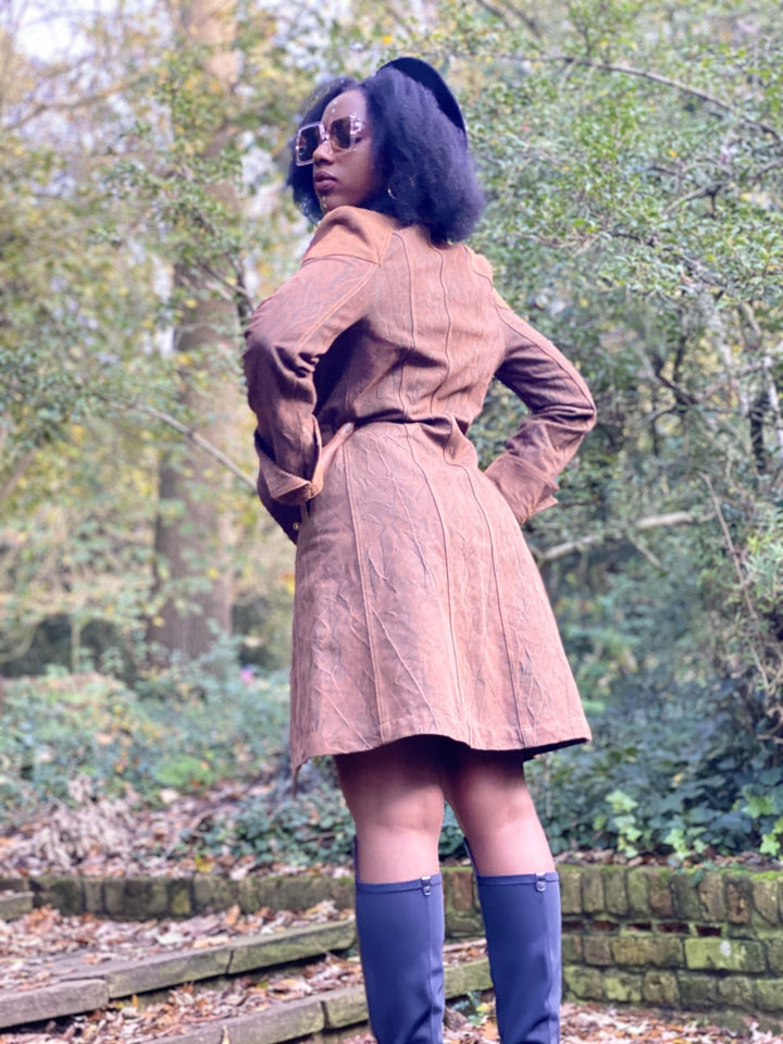 Vintage Burnt Denim Sailor Jacket + Mini Skit Suit - One Wear Freedom 
