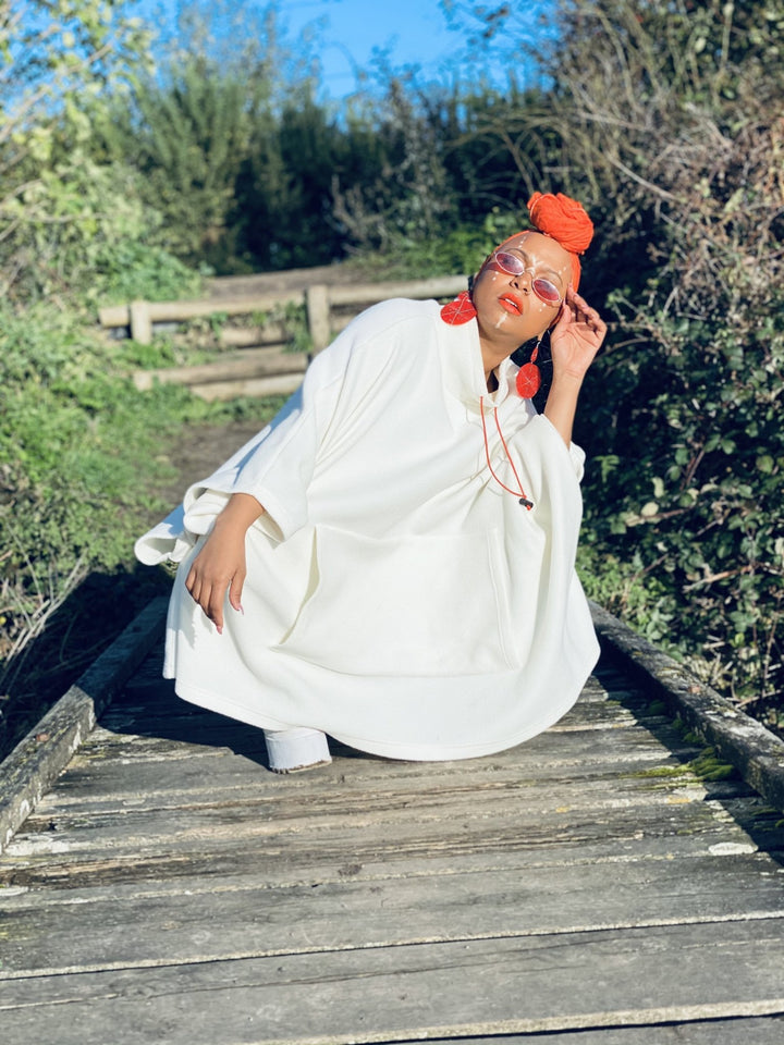 Vintage Snowy Fleece Poncho + Trouser Co-ord - One Wear Freedom 