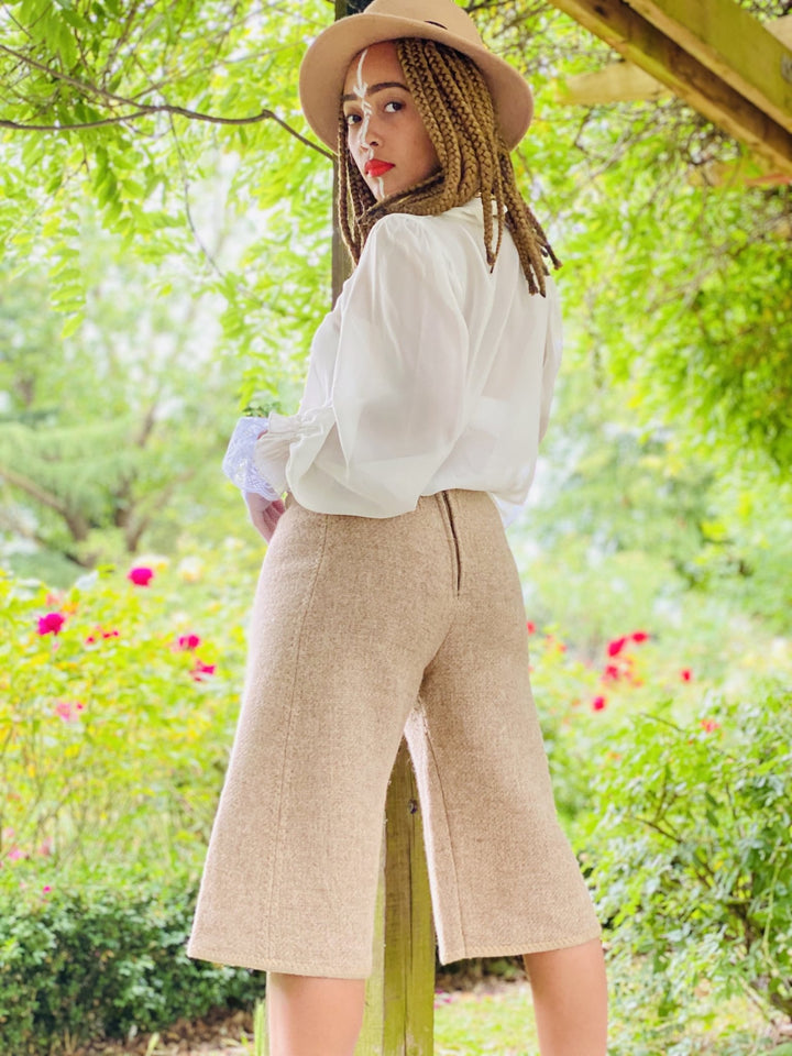 Vintage Welsh Wool Waist Coat + Shorts Co-ord - One Wear Freedom 